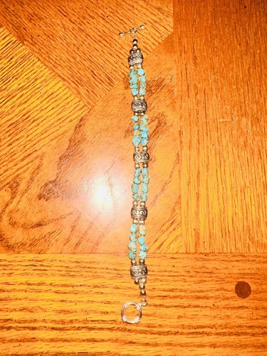 turquoise necklace and bracelet - Picture 4 of 5