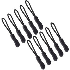2 pcs-Zipper-Pull-Cord-Nylon-Black Buy 6 Get 2 FREE USA SELLER FAST SHIPPING!