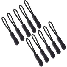 2 pcs-Zipper-Pull-Cord-Nylon-Black Buy 6 Get 2 FREE USA SELLER FAST SHIPPING!