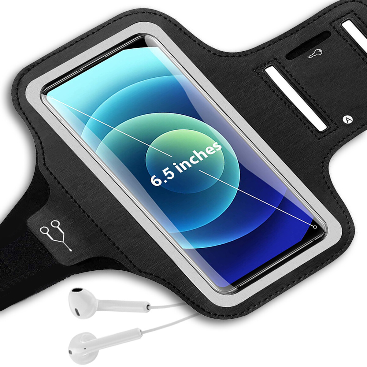 for iPhone 11 12 13 15 Pro,Max [Touchscreen] Running Armband Phone Holder  AU Lot