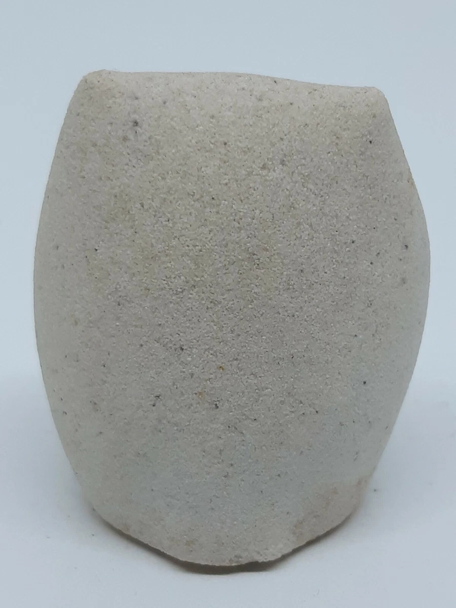 Marbell Stone Art Belgium Carved Abstract Owl Sculpture Figurine
