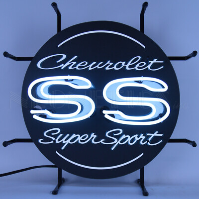 Chevy SS Neon sign wall lamp light Chevrolet Super Sport Nova Impala Monte Carlo