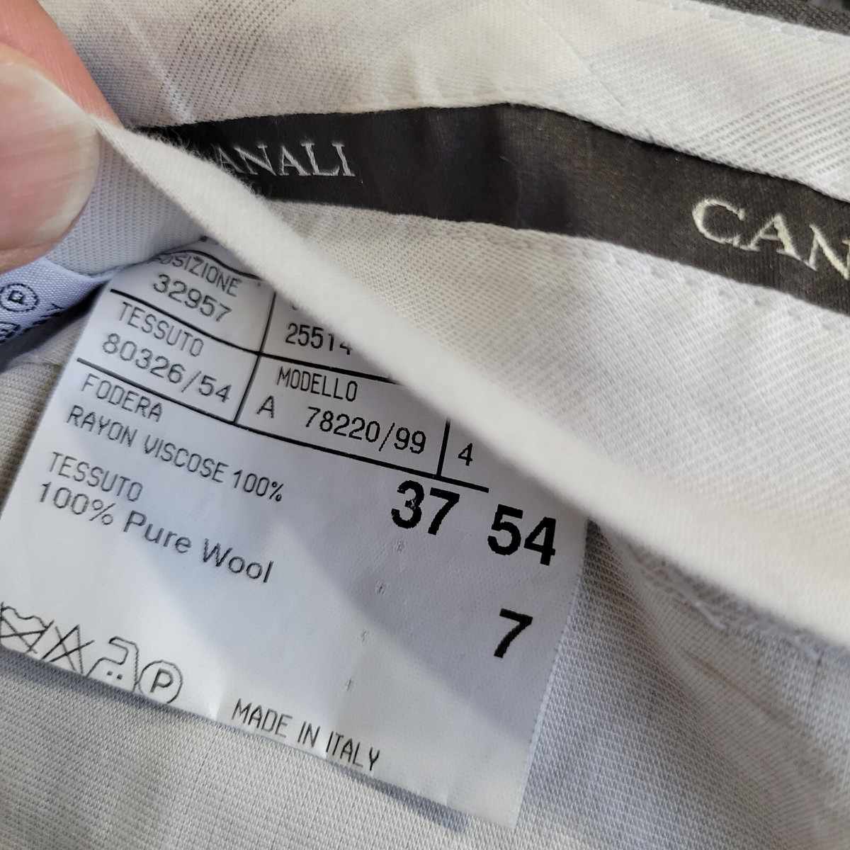 Tino様 Canali Dress Pants Mens 37x29 Beige 100% Wool Italy Pleated
