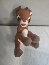 Vintage Character Rudolph The Red Nosed Reindeer Plush Stuffed Toy Plushie