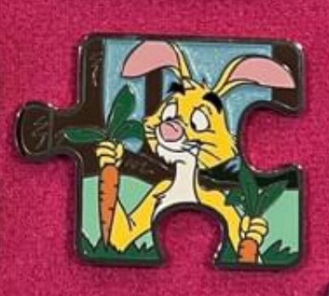 Winnie The Pooh Character Connect Mystery Puzzle LE Rabbit Pin