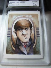 MOE HOWARD 2014 CHRONICLES OF THE THREE 3 STOOGES ARTIST CARD GRADED 10 D