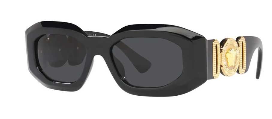 Versace VE4425U GB1/87 Black/Dark Grey Rectangle Men display picture 3