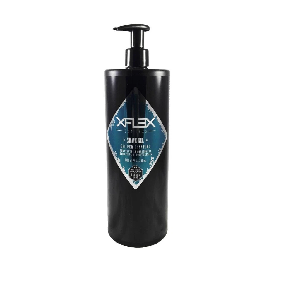 Rasatura Barba Gel Idratante Ammorbidente Lenitivo No Irritazione Xflex 1000 ml