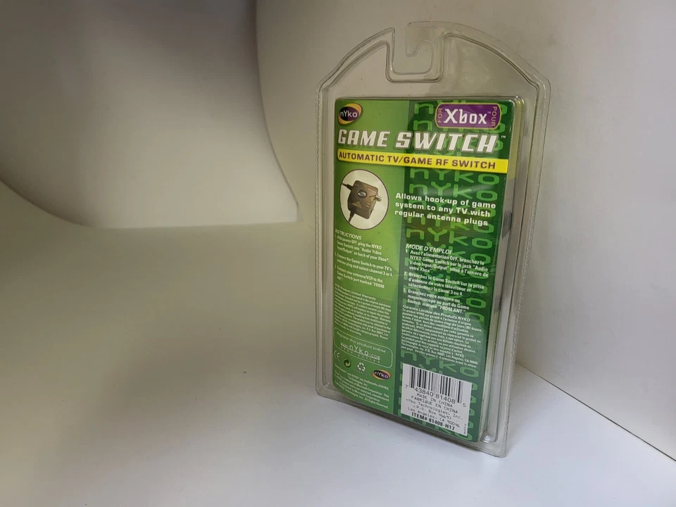 NOVO EM PERFEITO ESTADO NYKO Unidade de Interruptor RF RFU Automático para Console de Sistema XBOX Original YY15 - Imagem 3 de 4