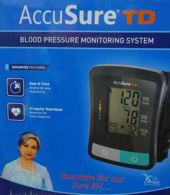 #ad Accu Sure TD BLOOD PRESSURE MONITORING SYSTEM Accurate Reading pack 1 $271.74
