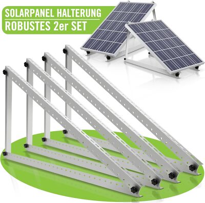 Solarpanel-Halterung Verstellbar 15–30° Für Fla Produktbild-Vorschau 3