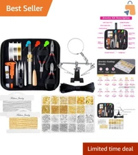 All-in-One Jewelry Making and Repair Kit - 1857 Pieces with Copper Components