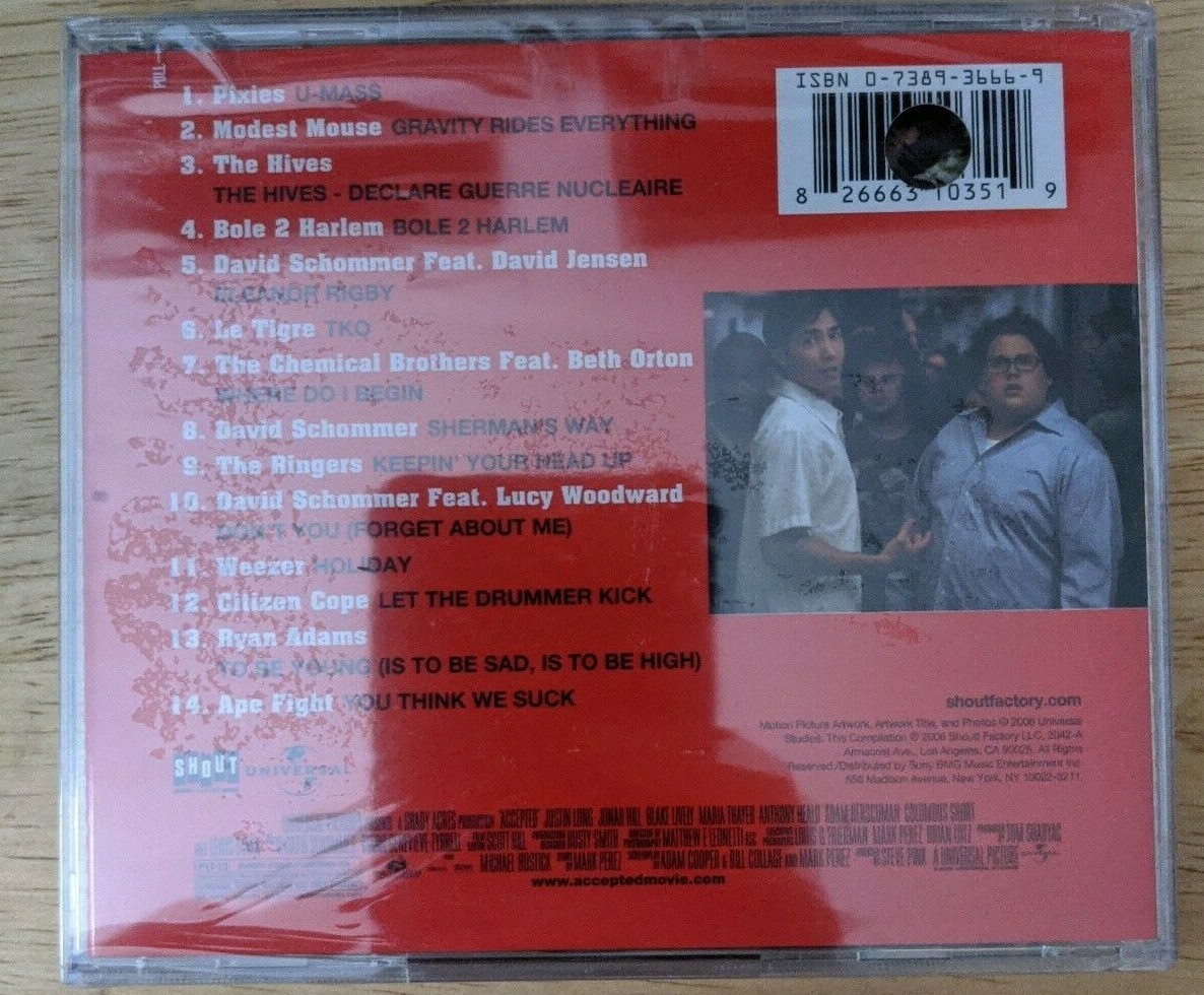 Accepted Original Soundtrack (CD Shout! Factory) Hole Through