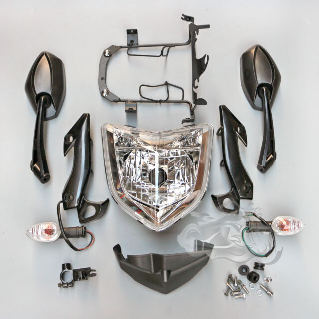 Fit For Yamaha FZ1N 2006-2015 Motorcycle Headlight Assembly Housing Mirror Kit