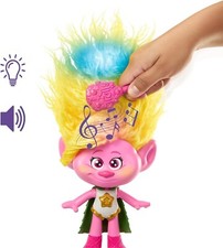 Mattel DreamWorks Trolls Band Together, Rainbow HairTunes Viva Doll with Lights