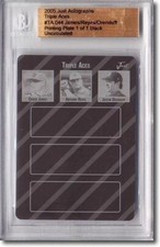 Chuck James * Anthony Reyes * Justin Orenduff * Rookie Printing Press Plate 1/1