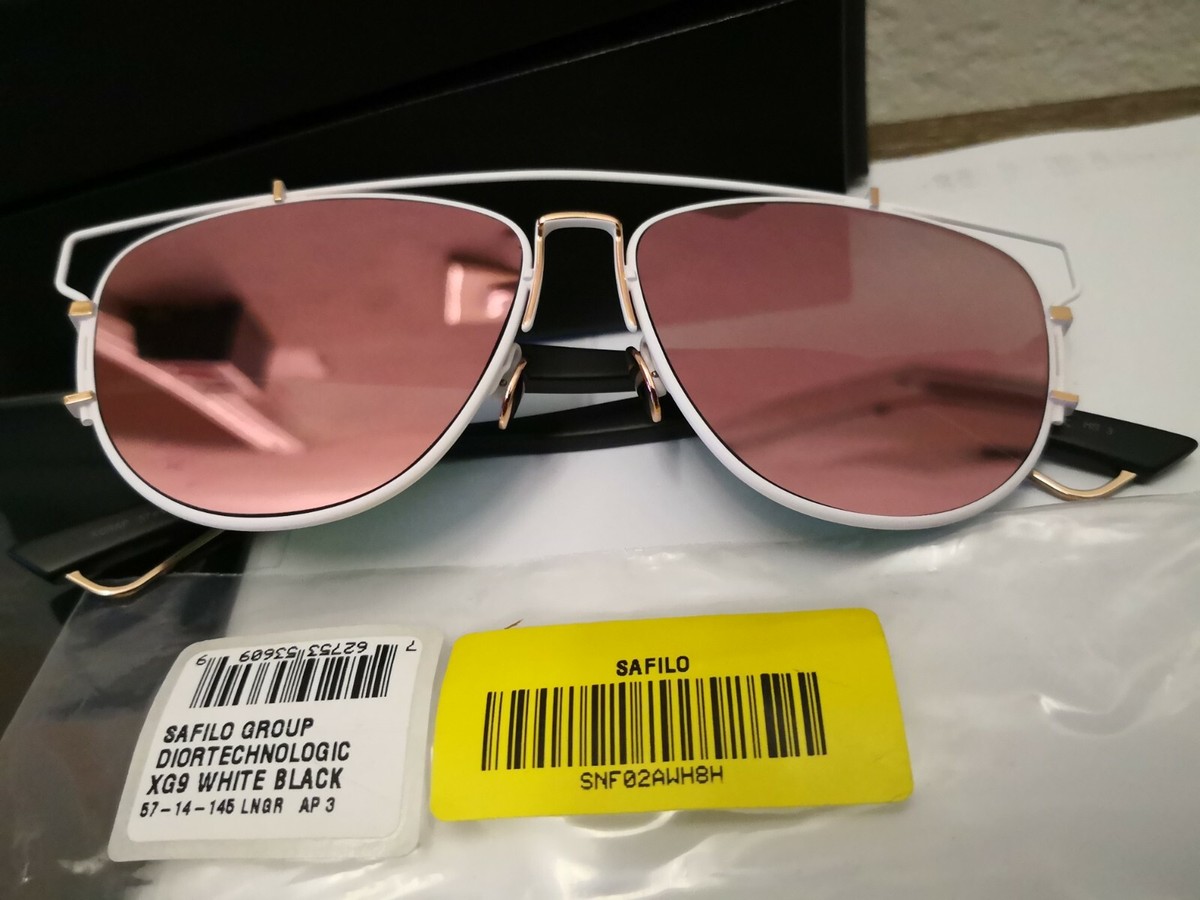 NEW DIOR TECHNOLOGIC 0XG9 Sunglasses, White Black / Pink NEW DIOR TECHNOLOGIC 0XG9 Sunglasses, White Black / Pink
