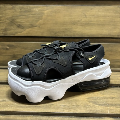 Nike Air Max Koko Sandals Shoe Slipper Black White CW9705-001 Women's Size 12