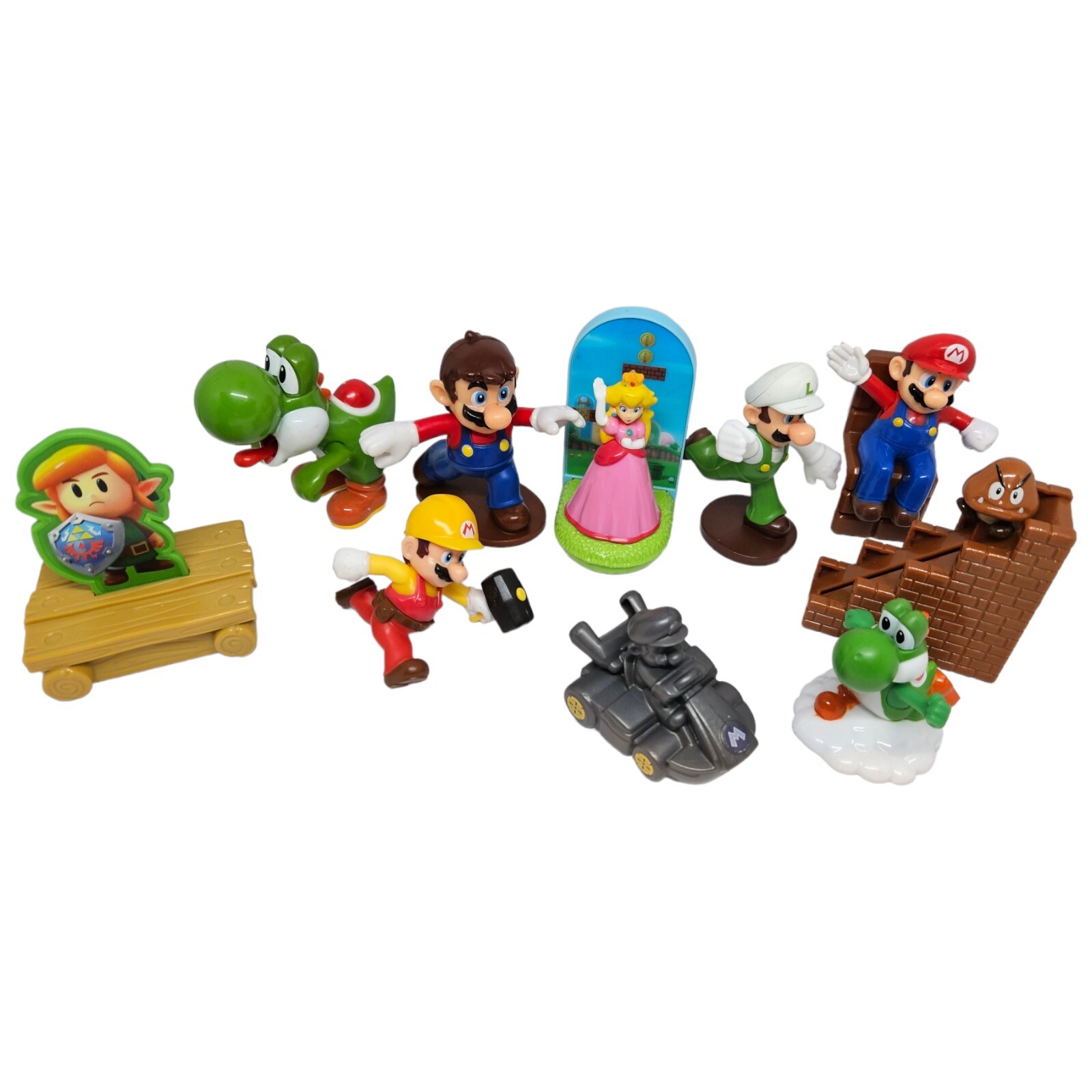 McDonalds Nintendo Super Mario Zelda Happy Meal Toy Lot 10 Burger King