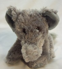 Aurora SOFT GRAY ELEPHANT 9" Plush Stuffed Animal Toy