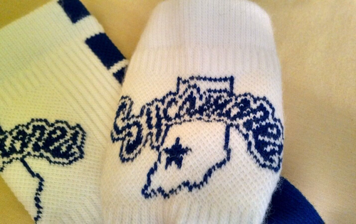 INDIANA STATE UNIVERSITY SOCKS NEW ISU SYCAMORES TCK COMFORT SIZE MEDIUM USA. - Picture 8 of 8