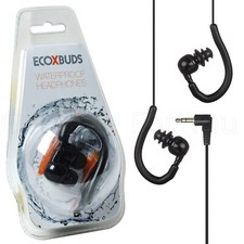 Grace Digital EcoxBud Waterproof In Ear- 10Ft Swimmer Gym Headphones Headset