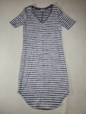Gap Dress Striped Size S Blue and White