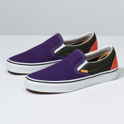 slip on vans purple