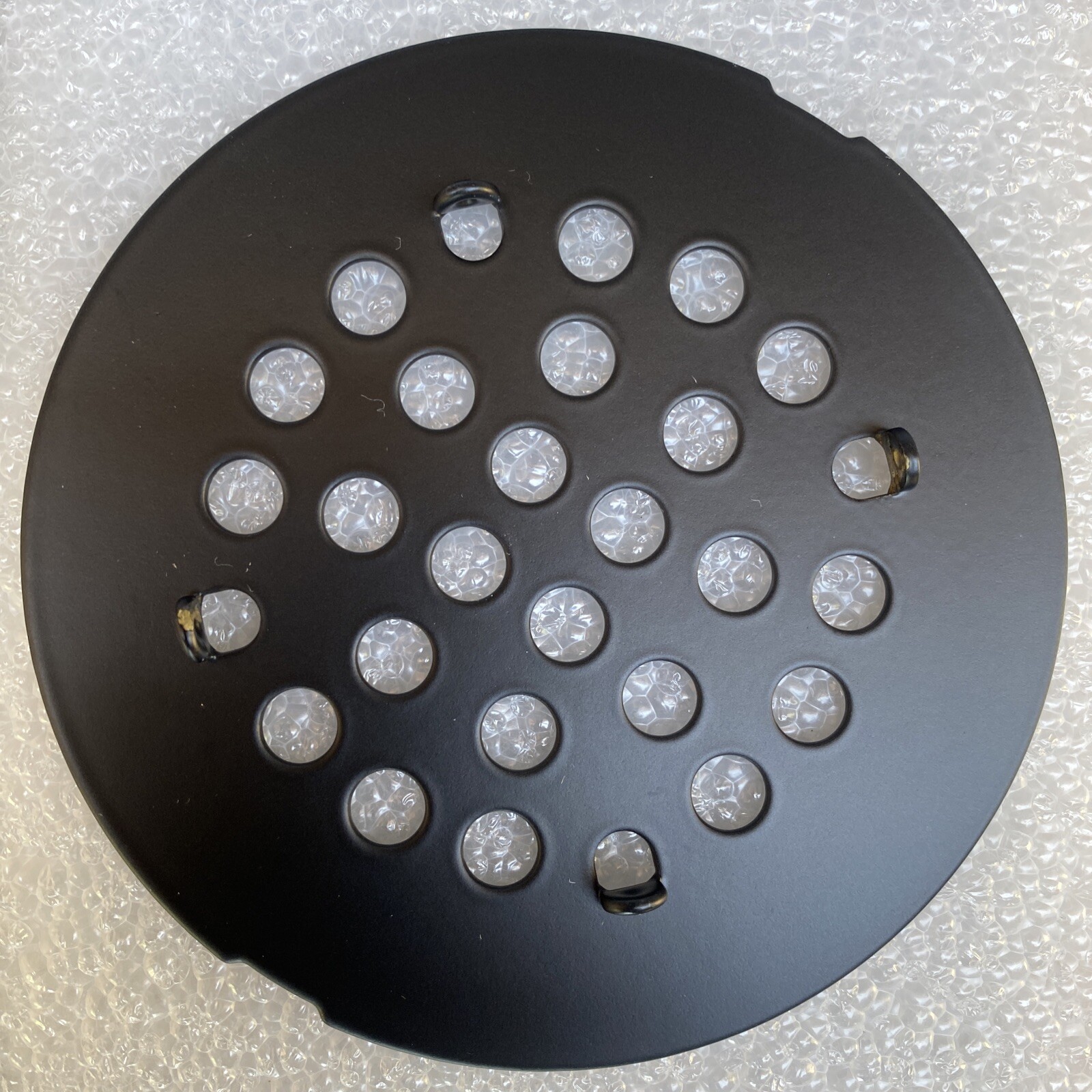 Moen Wrought Iron 41/4" SnapIn Shower Drain Cover 101663WR.MSRP 44.