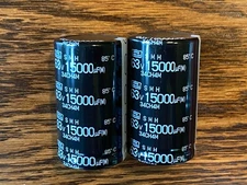 2 New Replacement Main Filter Capacitors Harman-Kardon AVR-55 -  15000 uf 63v