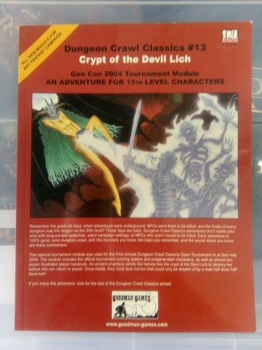 Dungeon crawl Classic 13 d20 ...