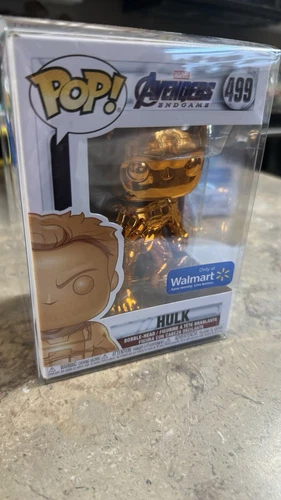 Funko POP! Marvel Studios HULK Orange Chrome #499 BX5