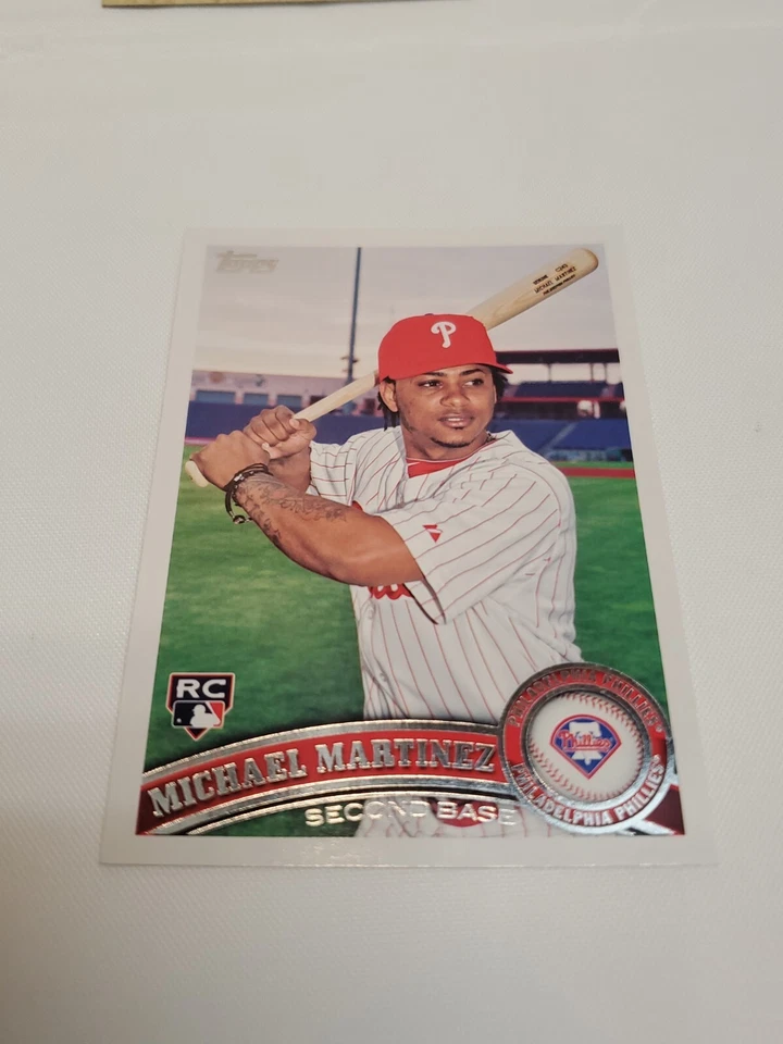 Lote de 13 cartas colecionáveis sortidas do Philadelphia Phillies 1987-2011 muito bom estado - Imagem 4 de 4