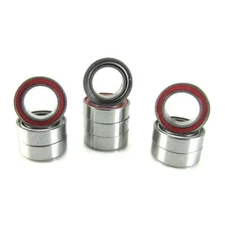 TRB RC 5x8x2.5mm Precision Ball Bearings ABEC 3 Hybrid Seals RED (10)