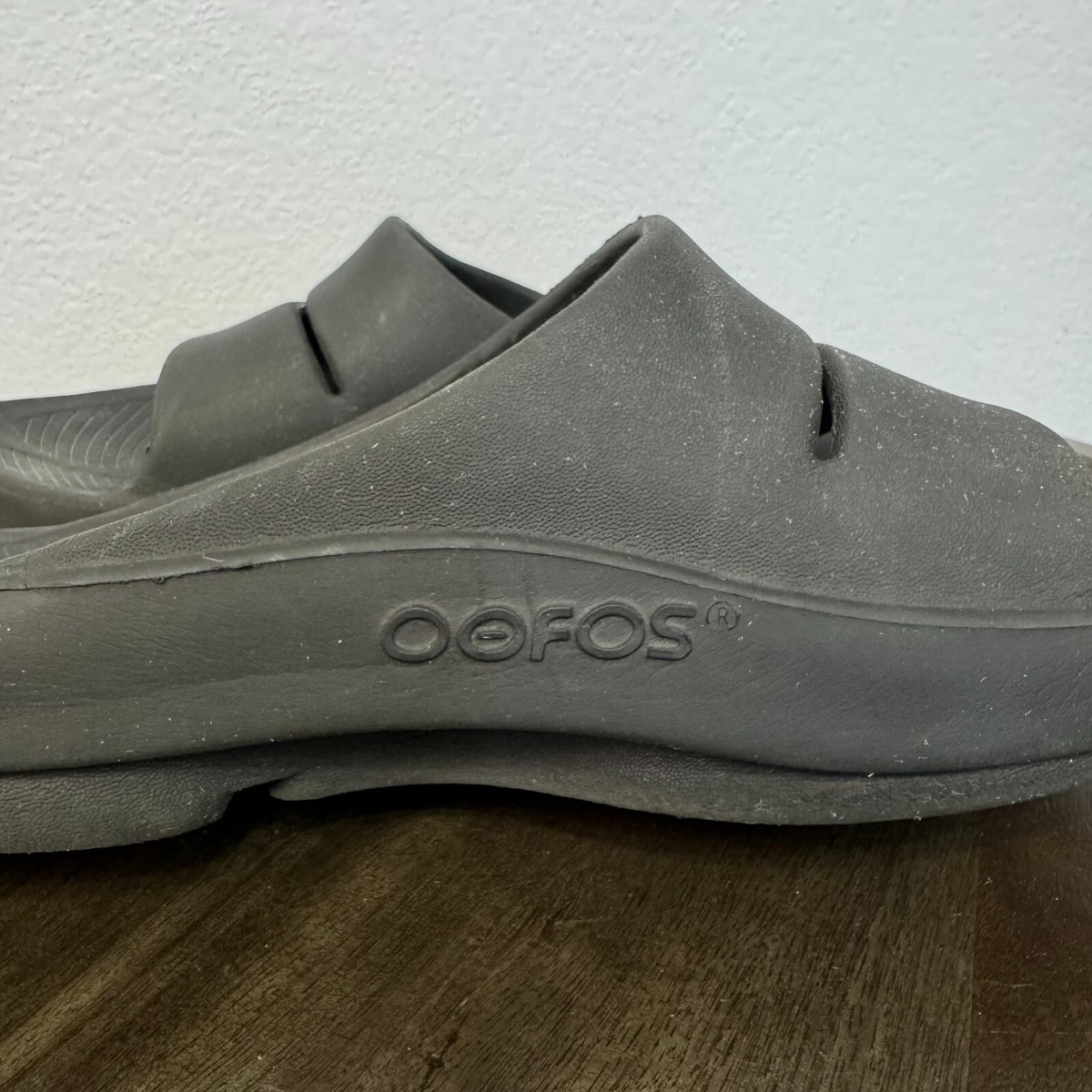 Oofos Ooahh Unisex Black Slide Comfort Sport Recovery Slip