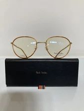 NIB Paul Smith Albon v2 yellow gold black metal eyeglasses 53mm