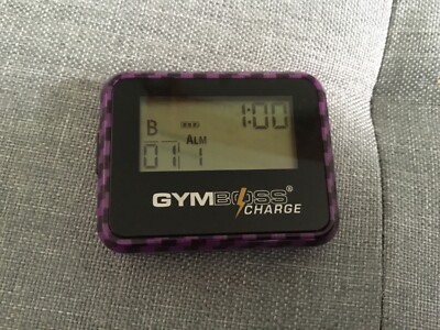 Gymboss Charge Intervall Timer und Stoppuhr lila 