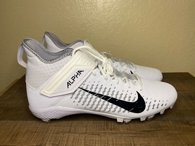 Nike Alpha Menace Pro 2 D White Grey Football Cleats (CK4277  display picture 1