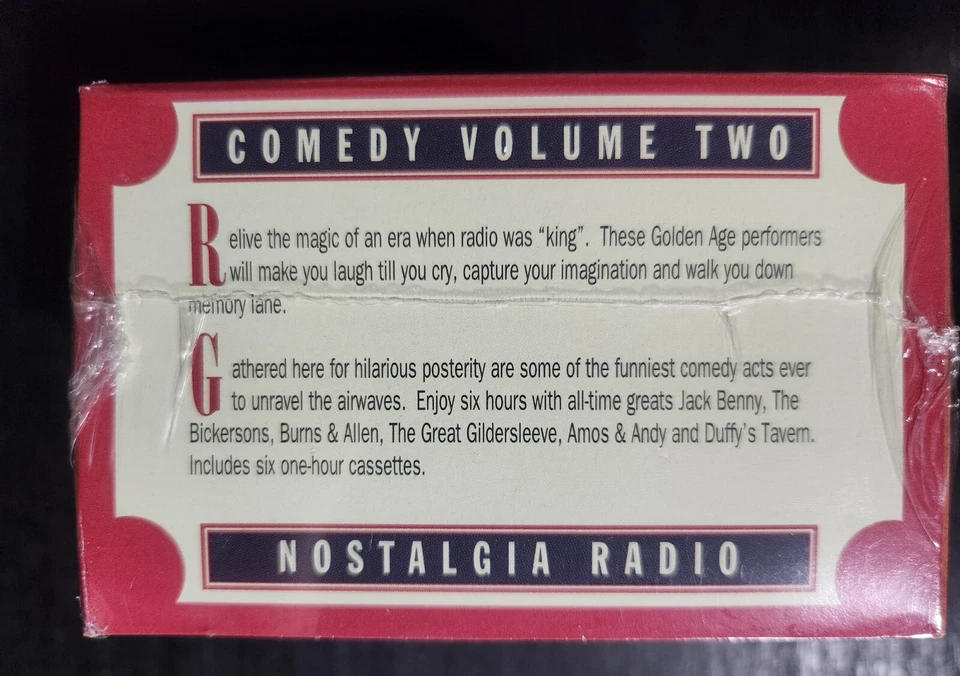 OLD TIME RADIO - NOSTALGIA RADIO (VOL 1 & VOL 2)  12 CASSETTES 2 SETS NEW SEALED - Image 3 of 4