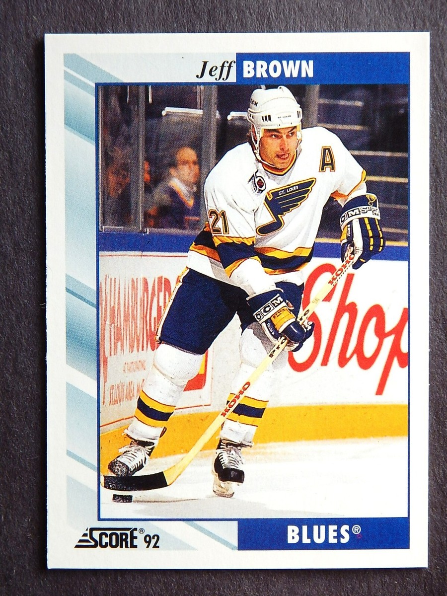 Jeff Brown #220 Score 1992 Hockey Card (St Louis Blues) | eBay