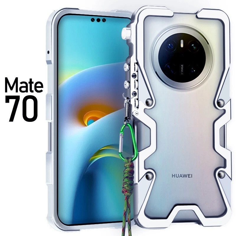 装甲螺丝金属框架防撞防震保护壳 适用于华为 Mate 70 Pro + ,70 Pro - 第 17 张/共 18 张