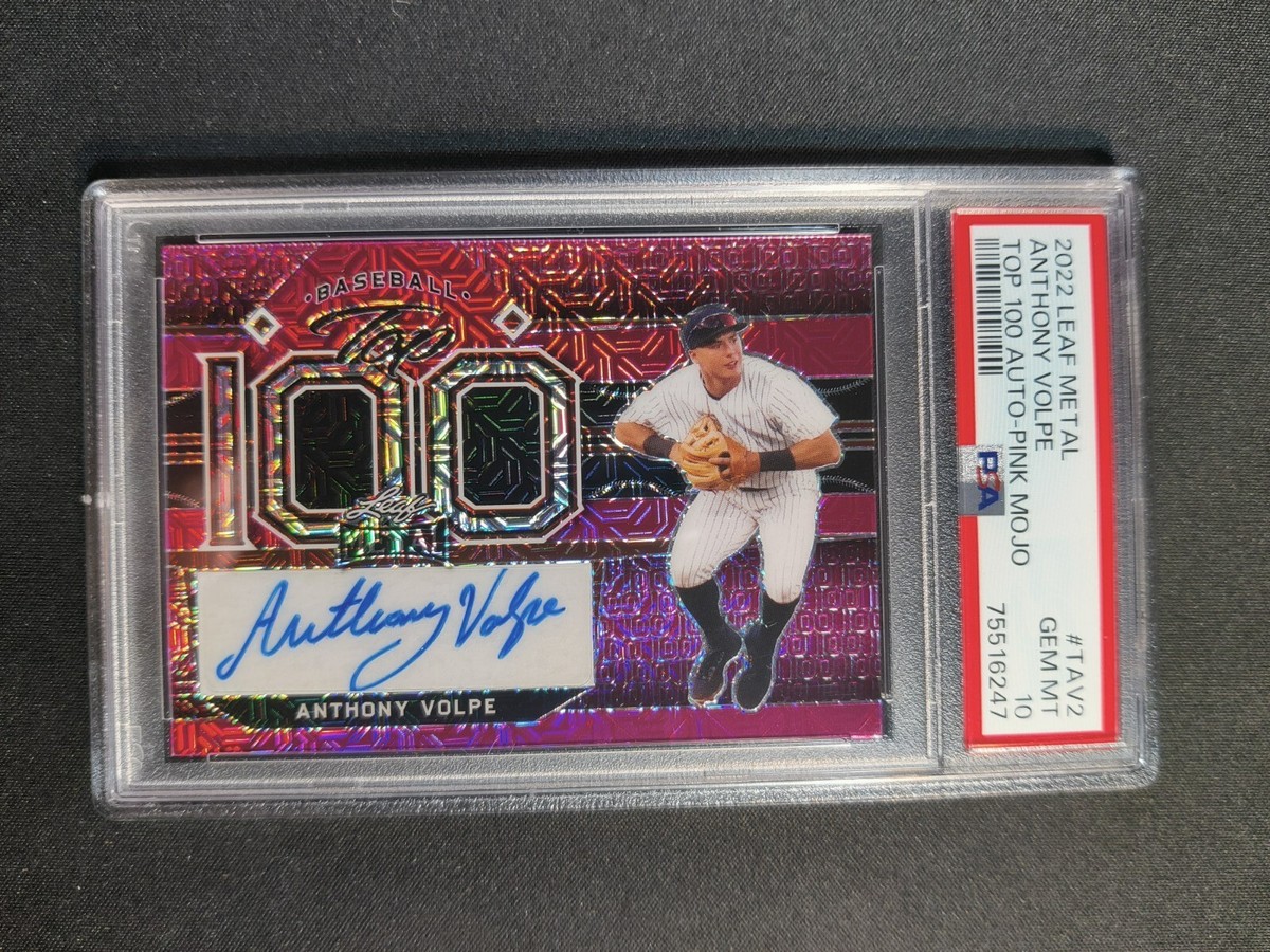 1枚限定！Anthony Volpe Auto 2022 Leaf l 1枚限定！Anthony Volpe Auto 2022 Leaf l 2022 Leaf Signature