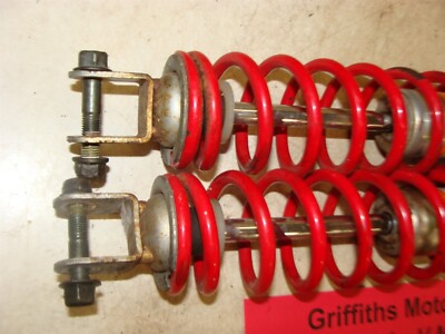 1997 Yamaha VMAX 600 XTC 8CX Front Shock Absorbers OEM Red Suspension