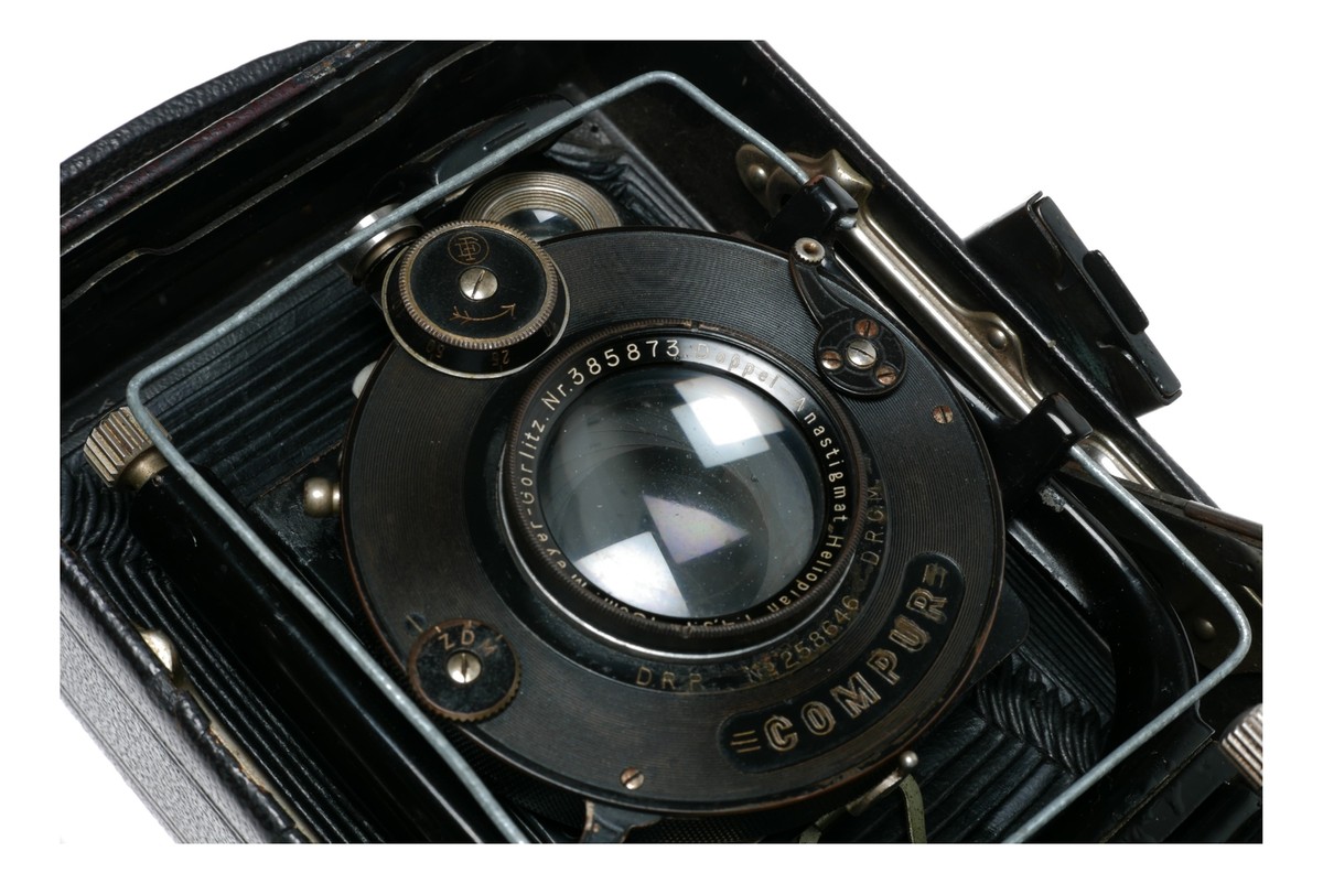 ★希少品★ ZEISS IKON ideal 250 Zeiss Ikon Ideal 250/7 Folding 9x12 Plate Film Camera Rare
