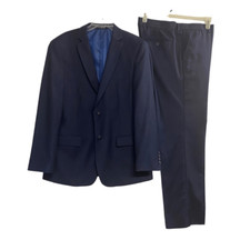 GIORGIO FIORELLI Men s Blue Suit Size 40R Pant Inseam 30.5