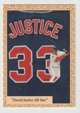 1998 Sports Illustrated Then and Now Art of the Game #AG5 David Justice
