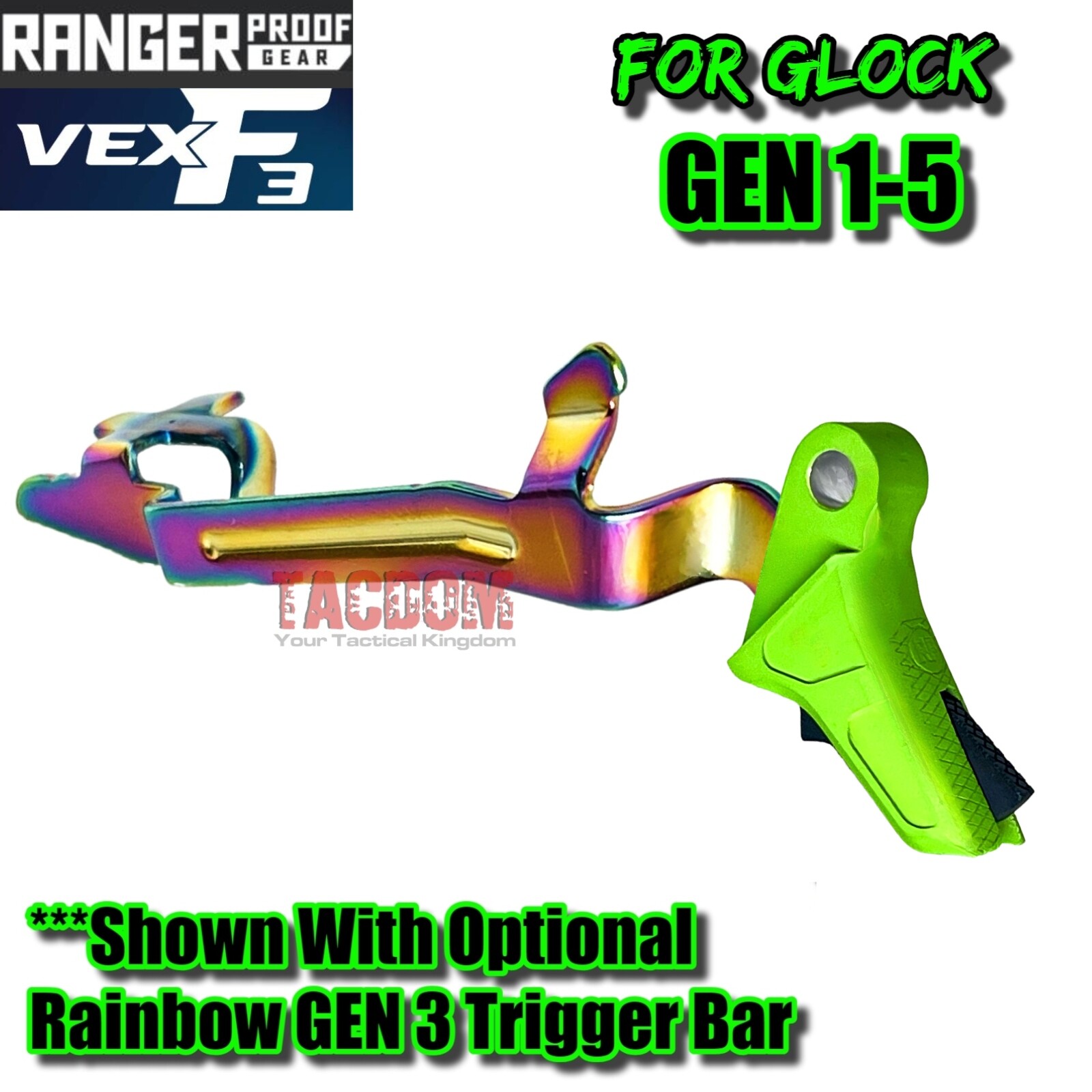 Ranger Proof Rifles RANGER PROOF with Johnny GL0CK VEX F3 TRIGGER ZOMBIE GREN 7 19 43x GEN ...