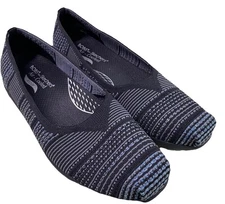 BOBS Arch Fit Women’s Plush Slip On Black Skechers Shoes Air Cooled NWOB Sz. 7.5