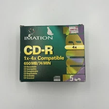 Imation CD-R. Package of 5 jewel cased disks (c2)