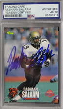 Rashaan Salaam (d.2016) Colorado Autographed 1995 Classic Rookie Card #21 PSA. rookie card picture